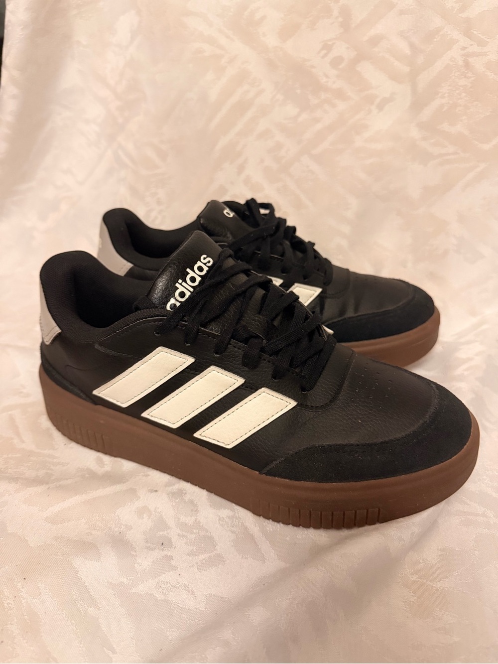 adidas Black White Gum-sole Men's Sneakers